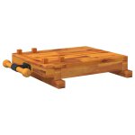 Vidaxl dessus d'�tabli avec �tau 52x44x9, 5 cm bois massif d'acacia