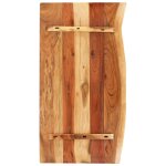 Vidaxl dessus de meuble - lavabo de salle de bain acacia 100x52x2, 5 cm