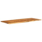 Vidaxl dessus de meuble - lavabo de salle de bain acacia 140x52x2, 5 cm