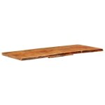 Vidaxl dessus de meuble - lavabo de salle de bain acacia 140x52x3, 8 cm