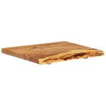 Vidaxl dessus de meuble - lavabo de salle de bain acacia 58x52x3, 8 cm