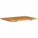 Vidaxl dessus de meuble - lavabo de salle de bain acacia 80x52x2, 5 cm