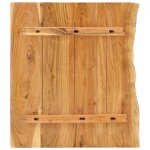 Vidaxl dessus de meuble - lavabo de salle de bain acacia 80x52x2, 5 cm Vidaxl dessus de meuble - lavabo de salle de bain acacia 80x52x2, 5 cm