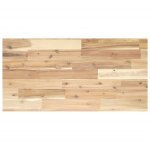 Vidaxl dessus de meuble de salle de bain non trait� bois d'acacia