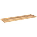 Vidaxl dessus de table 100x20x2, 5cm rectangulaire bois massif manguier