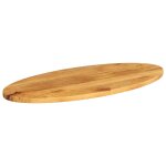 Vidaxl dessus de table 100x40x2, 5 cm ovale bois massif de manguier Vidaxl dessus de table 100x40x2, 5 cm ovale bois massif de manguier