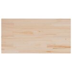 Vidaxl dessus de table 100x50x1, 7 cm rectangulaire bois de pin massif
