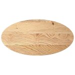 Vidaxl dessus de table 100x50x4 cm bois de chêne massif ovale Vidaxl dessus de table 100x50x4 cm bois de chêne massif ovale