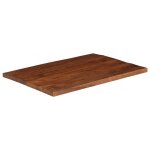 Vidaxl dessus de table 100x80x2, 5cm rectangulaire bois massif r�cup�r�