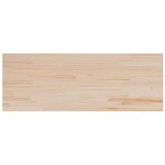 Vidaxl dessus de table 110x40x2, 5 cm rectangulaire bois de pin massif