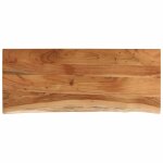 Vidaxl dessus de table 110x40x3, 8 cm rectangulaire bois massif acacia