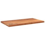 Vidaxl dessus de table 110x60x3, 8cm rectangulaire bois massif d'acacia