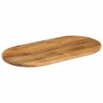 Vidaxl dessus de table 120x60x3, 8 cm ovale bois massif de manguier Vidaxl dessus de table 120x60x3, 8 cm ovale bois massif de manguier
