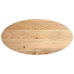 Vidaxl dessus de table 120x60x4 cm bois de chêne massif ovale Vidaxl dessus de table 120x60x4 cm bois de chêne massif ovale