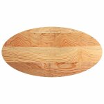 Vidaxl dessus de table 120x60x4 cm bois de chêne massif ovale Vidaxl dessus de table 120x60x4 cm bois de chêne massif ovale