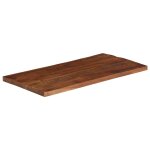 Vidaxl dessus de table 120x70x2, 5cm rectangulaire bois massif r�cup�r�