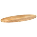 Vidaxl dessus de table 140x50x3, 8 cm ovale bois massif de manguier Vidaxl dessus de table 140x50x3, 8 cm ovale bois massif de manguier