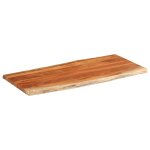 Vidaxl dessus de table 140x60x2, 5cm rectangulaire bois massif d'acacia Vidaxl dessus de table 140x60x2, 5cm rectangulaire bois massif d'acacia