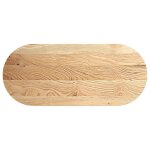 Vidaxl dessus de table 140x60x2 cm bois de chêne massif ovale Vidaxl dessus de table 140x60x2 cm bois de chêne massif ovale