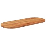 Vidaxl dessus de table 140x60x3, 8 cm ovale bois massif d'acacia Vidaxl dessus de table 140x60x3, 8 cm ovale bois massif d'acacia