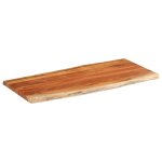 Vidaxl dessus de table 140x60x3, 8cm rectangulaire bois massif d'acacia