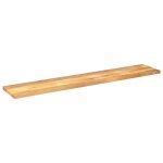 Vidaxl dessus de table 180x30x2, 5cm rectangulaire bois massif manguier