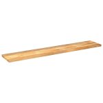 Vidaxl dessus de table 180x40x2, 5cm rectangulaire bois massif manguier