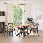 Vidaxl dessus de table 220x100x4 cm bois de chêne massif ovale Vidaxl dessus de table 220x100x4 cm bois de chêne massif ovale