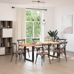 Vidaxl dessus de table 240x100x4 cm bois de chêne massif ovale Vidaxl dessus de table 240x100x4 cm bois de chêne massif ovale
