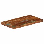 Vidaxl dessus de table 40x20x2, 5 cm rectangulaire bois massif r�cup�r�