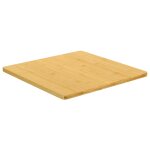 Vidaxl dessus de table 40x40x1, 5 cm bambou
