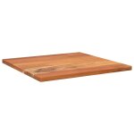 Vidaxl dessus de table 40x40x2, 5 cm carr bois massif d'acacia