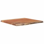 Vidaxl dessus de table 40x40x2, 5 cm rectangulaire bois massif d'acacia