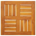 Vidaxl dessus de table 40x40x2 cm carr� bois massif d'acacia