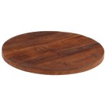 Vidaxl dessus de table � 50x3, 8 cm rond bois massif de r�cup�ration