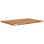 Vidaxl dessus de table 50x40x2, 5 cm rectangulaire bois massif d'acacia