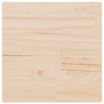 Vidaxl dessus de table 50x50x1, 7 cm carr� bois de pin massif