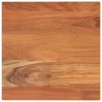 Vidaxl dessus de table 50x50x3, 8 cm carr� bois massif d'acacia