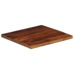 Vidaxl dessus de table 50x50x3, 8 cm carr� bois massif de r�cup�ration