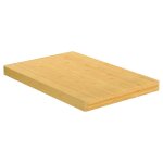 Vidaxl dessus de table 60x100x4 cm bambou