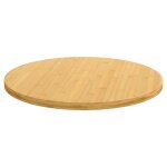 Vidaxl dessus de table �60x2, 5 cm bambou