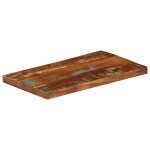 Vidaxl dessus de table 60x20x3, 8 cm rectangulaire bois massif r�cup�r�