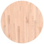 Vidaxl dessus de table Ø60x4 cm rond bois massif de hêtre Vidaxl dessus de table Ø60x4 cm rond bois massif de hêtre