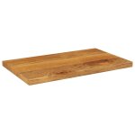 Vidaxl dessus de table 60x40x2, 5 cm rectangulaire bois massif manguier