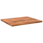 Vidaxl dessus de table 60x50x3, 8 cm rectangulaire bois massif d'acacia