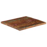 Vidaxl dessus de table 70x70x3, 8 cm carr bois massif de rcupration
