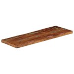 Vidaxl dessus de table 80x20x3, 8 cm rectangulaire bois massif r�cup�r�