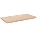 Vidaxl dessus de table 80x40x2, 5 cm bois de pin massif rectangulaire