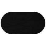 Vidaxl dessus de table 80x40x2 cm bois de chne massif ovale