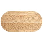 Vidaxl dessus de table 80x40x4 cm bois de chêne massif ovale Vidaxl dessus de table 80x40x4 cm bois de chêne massif ovale